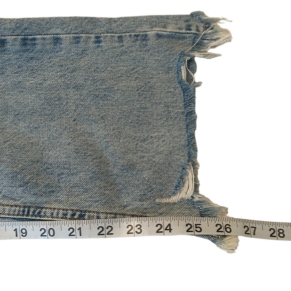 BDG Denim Distressed High Rise Raw Hem Jeans Sz 25 - Picture 7 of 11
